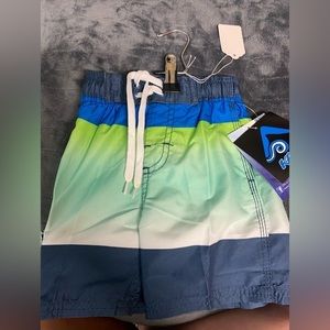 KANU surf 3T navy/green boys swim trunks